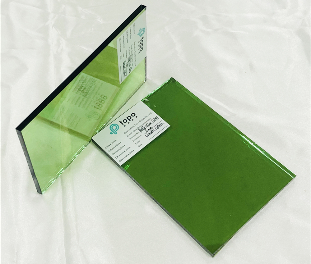 Natural Green Coated Glass الزجاج المطلي باللون الأخضر الطبيعي