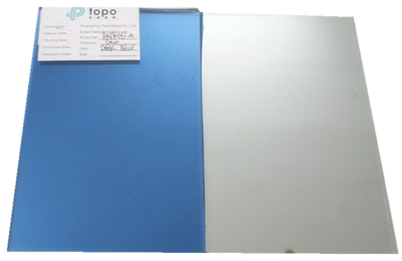 صفائح زجاجية عاكسة باللون الرمادي / الأزرق / الأخضر / البرونزي