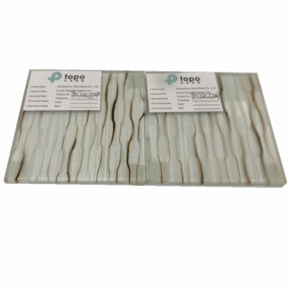 زجاج زخرفي مصفح بشبكة سلكية فائقة الوضوح