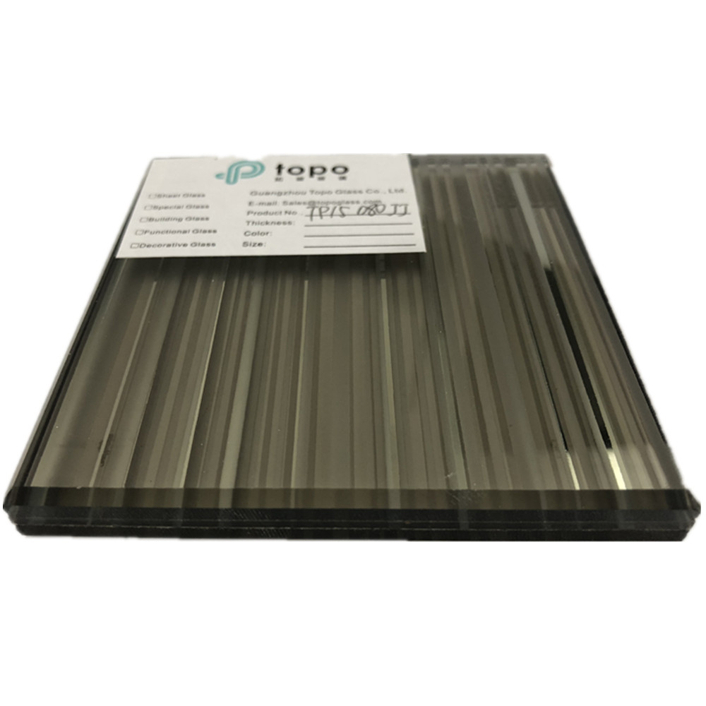 4 مم + 4 مم سلكية زجاجية مغلفة