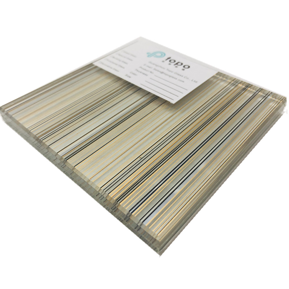 زجاج أمان مصفح بشبكة سلكية