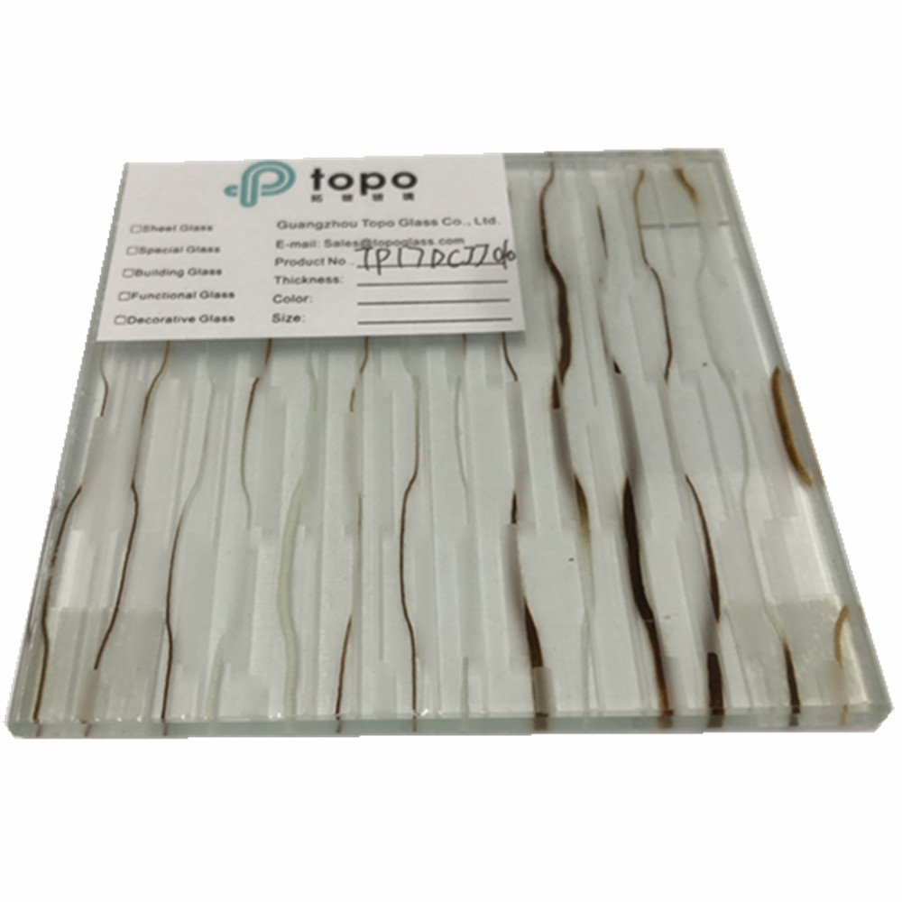 زجاج زخرفي مصفح بشبكة سلكية فائقة الوضوح