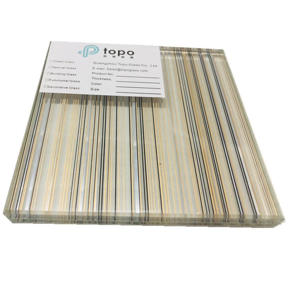 زجاج أمان مصفح بشبكة سلكية