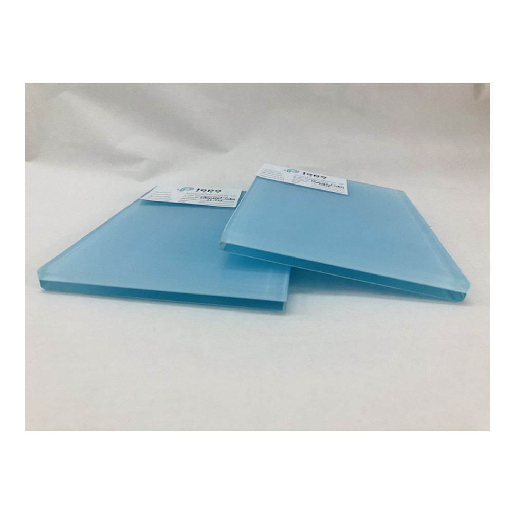6.38 ملم 8.38 ملم زجاج مصفح باللون الأزرق الفاتح