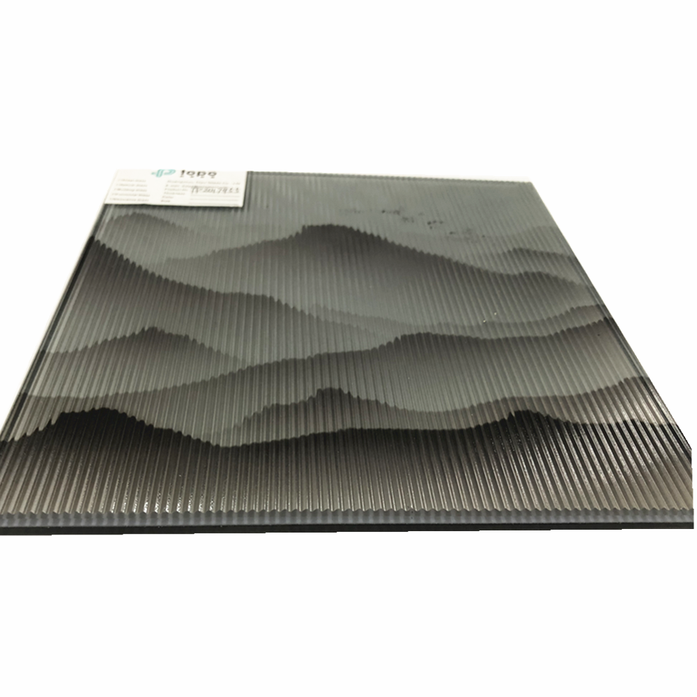 طلاء الجبال والمياه 5 مم + 5 مم زجاج سلكي مصفح