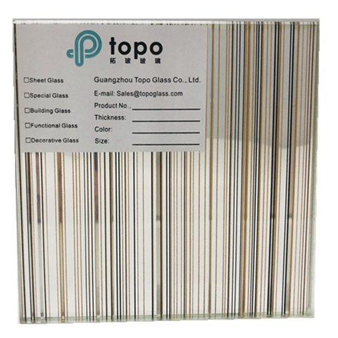 زجاج أمان مصفح بشبكة سلكية