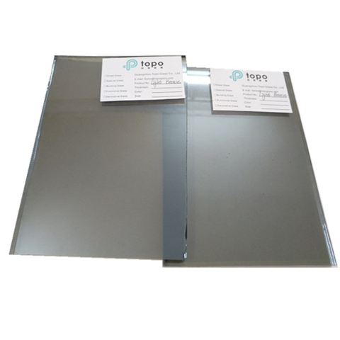 زجاج عائم عاكس برونزي يورو ملون مقاس 5 مم 6 مم