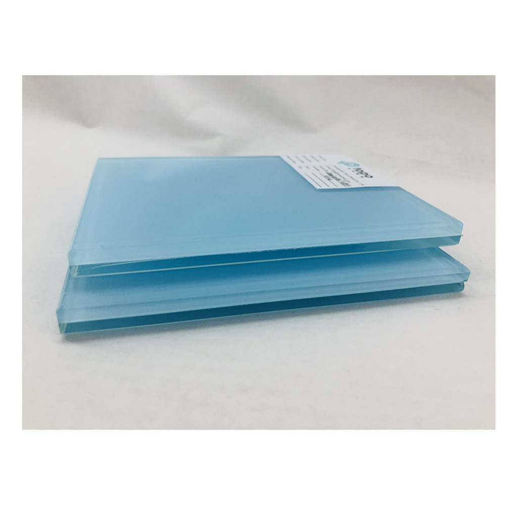 6.38 ملم 8.38 ملم زجاج مصفح باللون الأزرق الفاتح