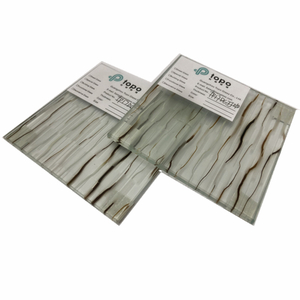 زجاج زخرفي مصفح بشبكة سلكية فائقة الوضوح