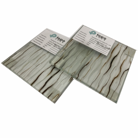 زجاج زخرفي مصفح بشبكة سلكية فائقة الوضوح