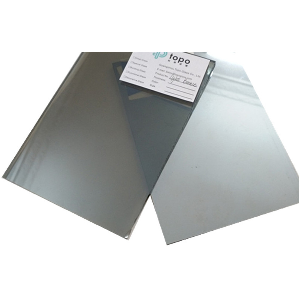 زجاج عائم عاكس برونزي يورو ملون مقاس 5 مم 6 مم