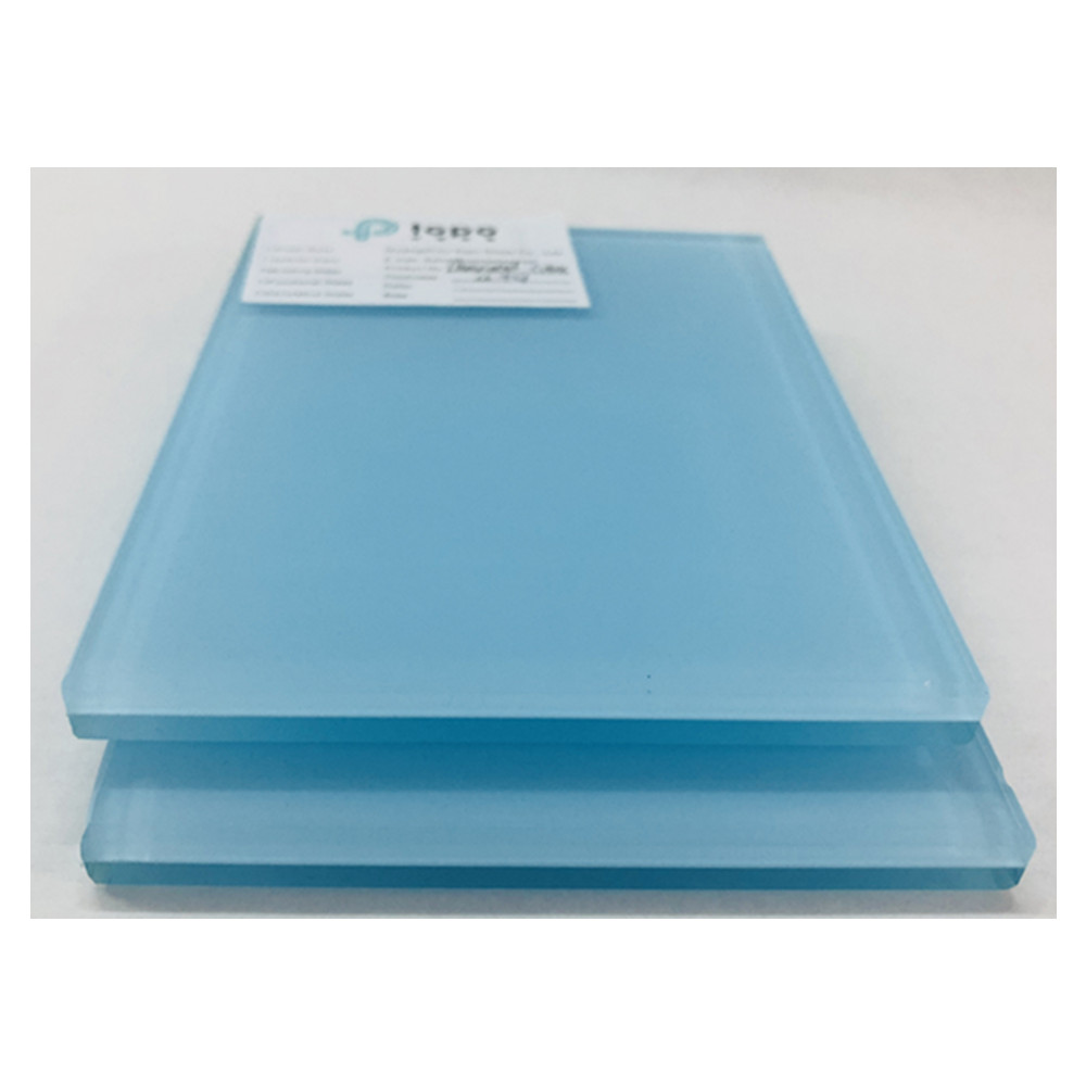 6.38 ملم 8.38 ملم زجاج مصفح باللون الأزرق الفاتح
