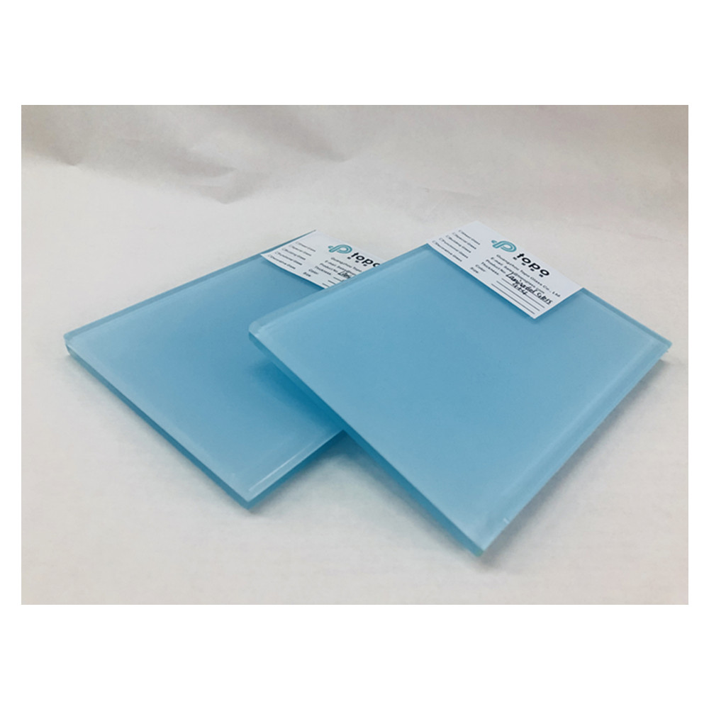 6.38 ملم 8.38 ملم زجاج مصفح باللون الأزرق الفاتح