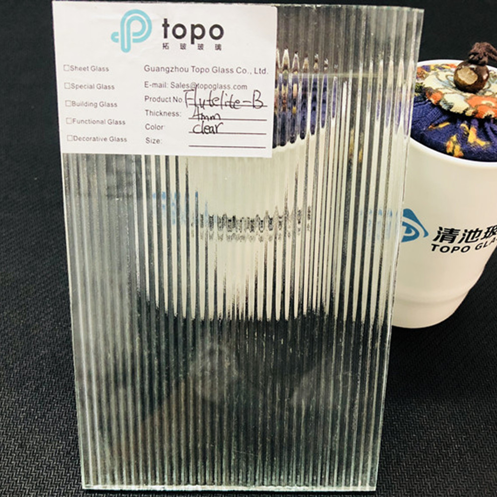 3 مللي متر 4 مللي متر 5 مللي متر 6 مللي متر 8 مللي متر فائق الوضوح منخفض الحديد نمط الزجاج الفلوتليت-S