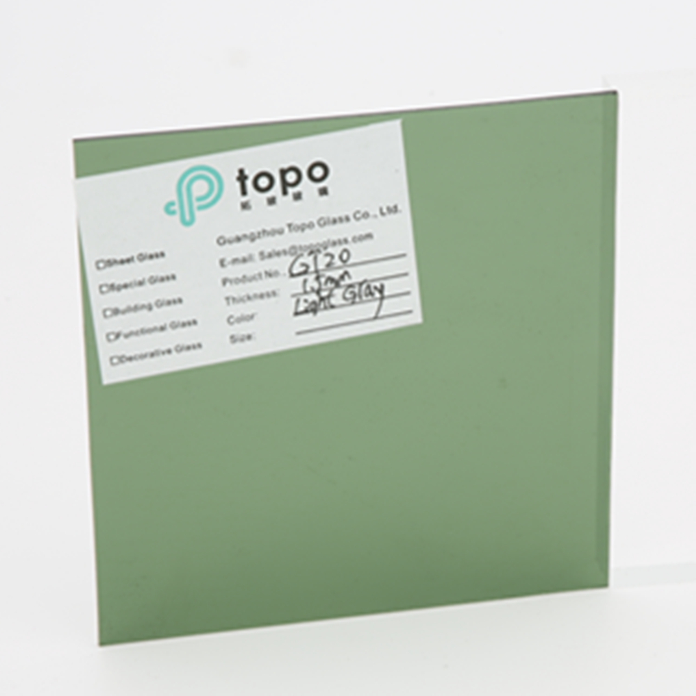 أقل من 2 مم ملون أخضر / أزرق / برونزي / أسود / وردي / رمادي صفائح زجاجية رقيقة جدًا