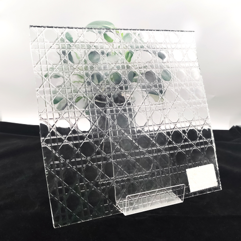 زجاج مزخرف بنمط ديور فائق الوضوح