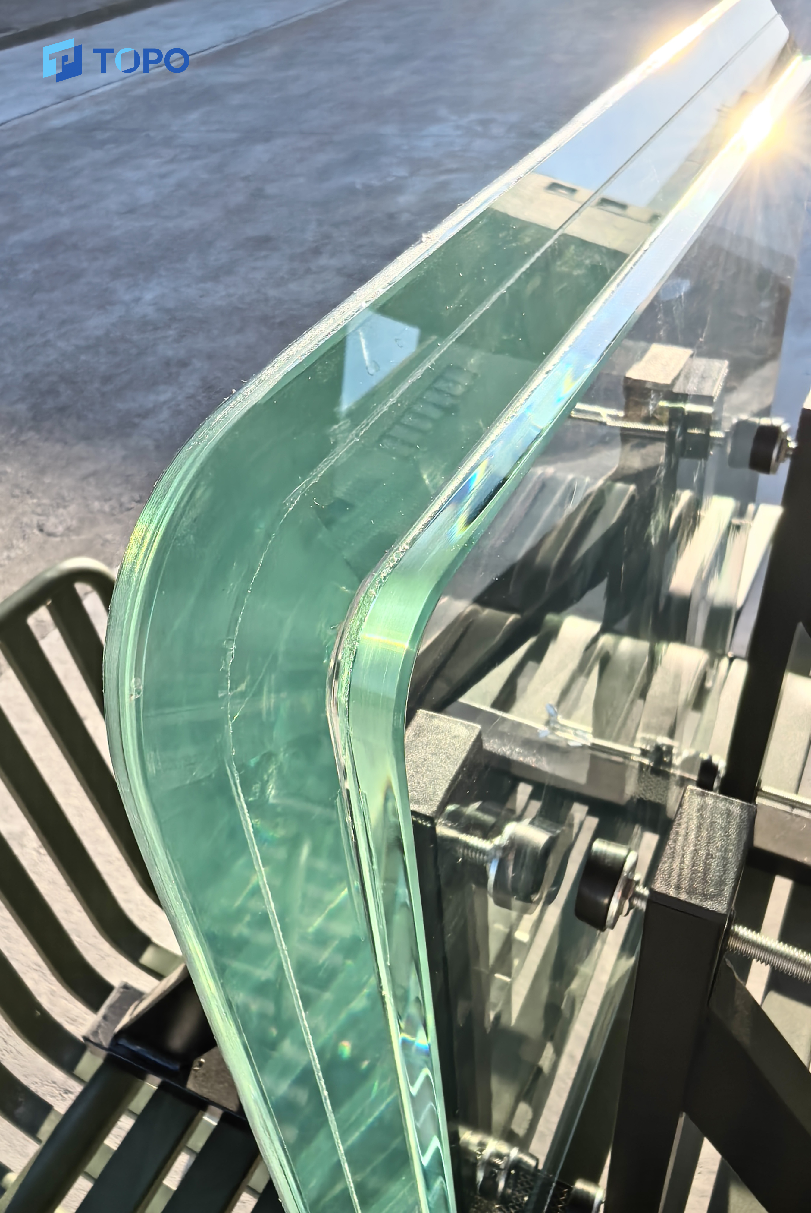 زجاج مصفح مضاد للرصاص بثلاث طبقات (1)