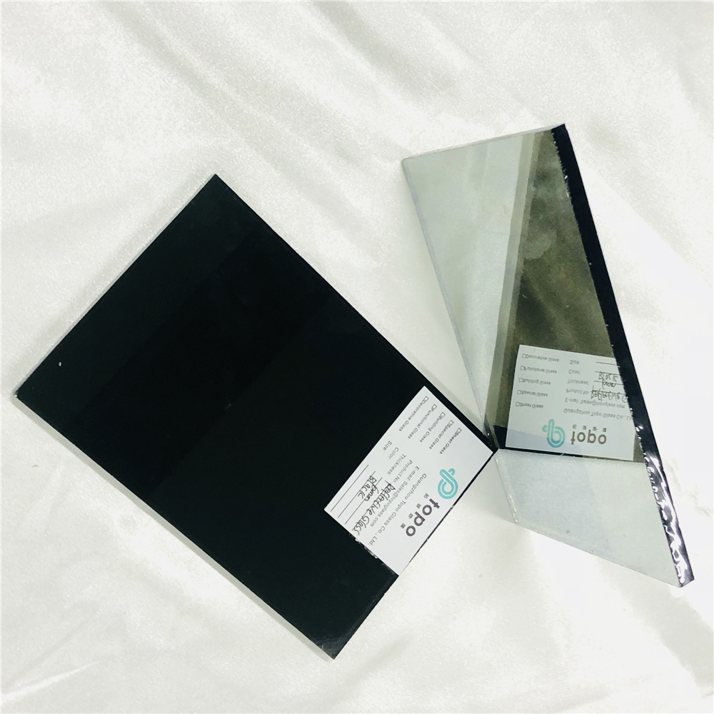 4 مللي متر 5 مللي متر 6 مللي متر 8 مللي متر 10 مللي متر 12 مللي متر زجاج عاكس مطلي باللون الأسود