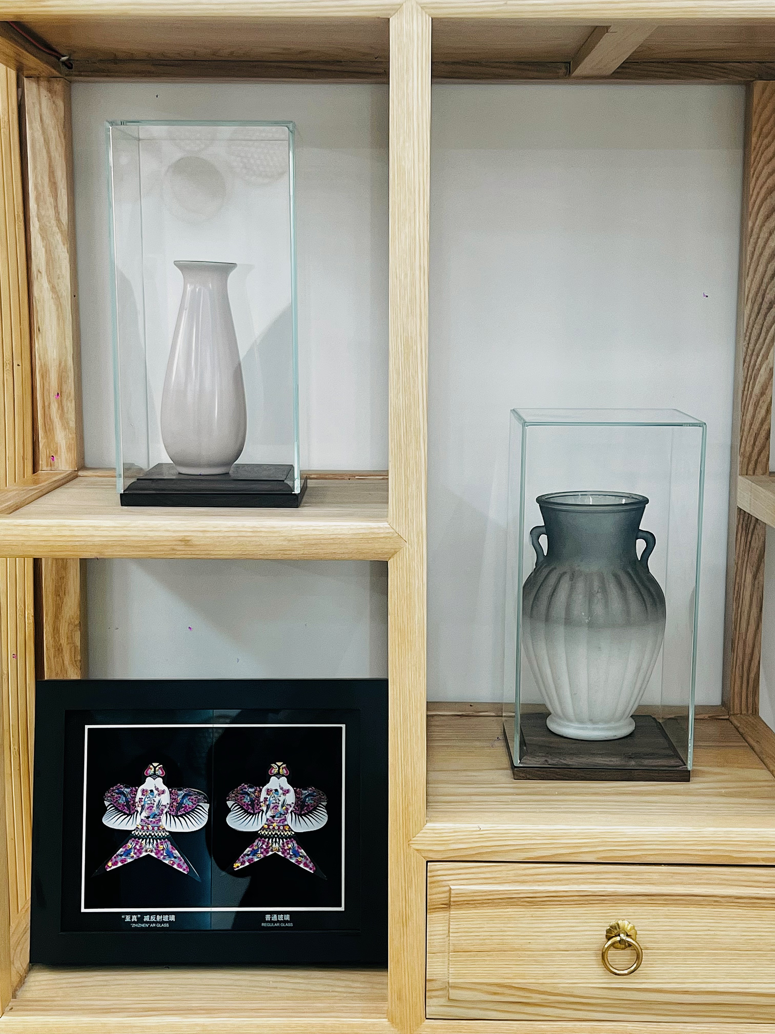 حالة العرض الزجاجية القابلة للتحصيل