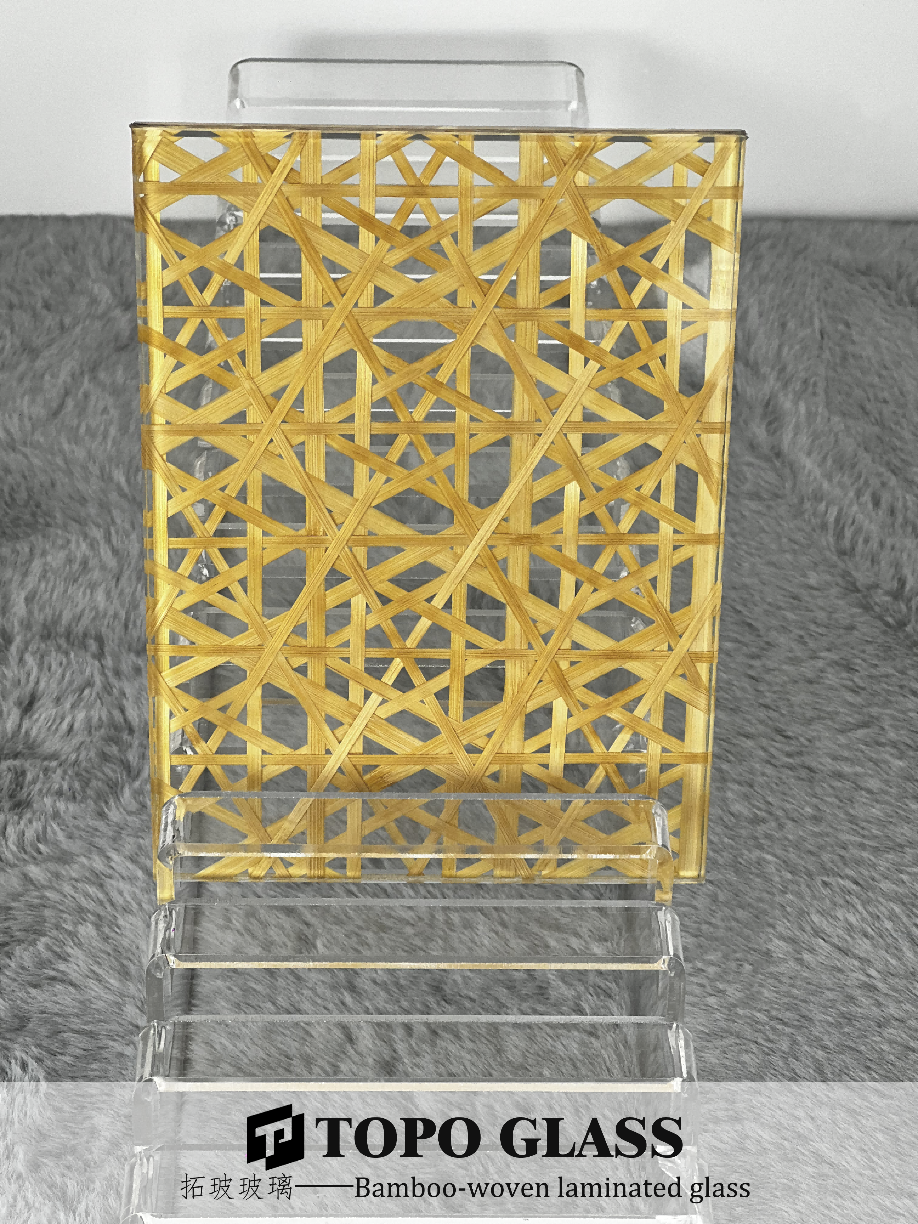 زجاج مصفح منسوج من الخيزران