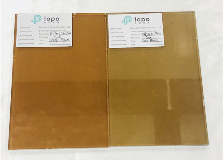 زجاج عاكس برونزي