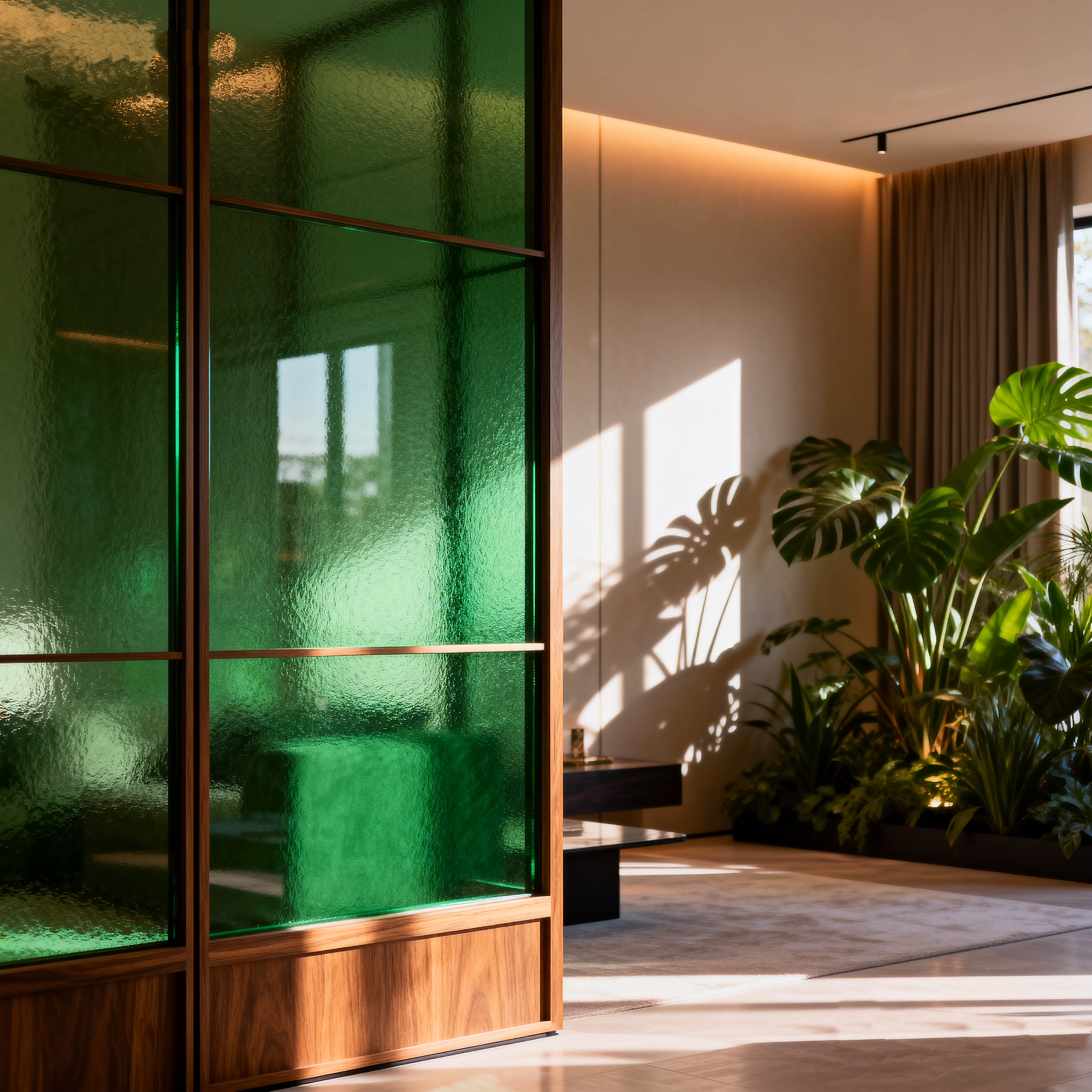 الزجاج المصقول الأخضر