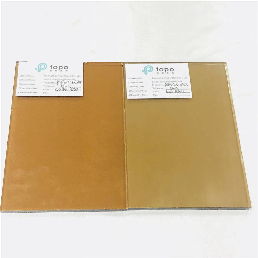 4mm 5mm 6mm 8mm 10mm 12mm الذهبي البرونزية المغلفة الزجاج العاكس