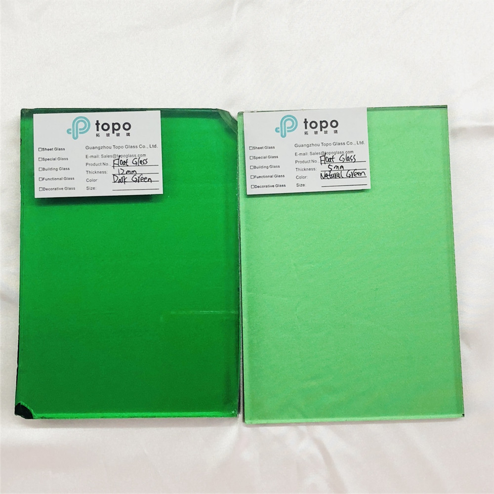 4 مم 5 مم 6 مم 8 مم 10 مم 12 مم الزجاج المصقول الأخضر الطبيعي