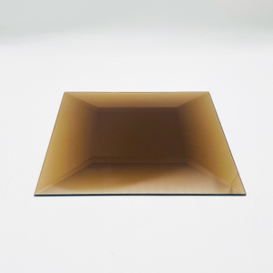 زجاج داخلي مزخرف بمرآة مشطوفة