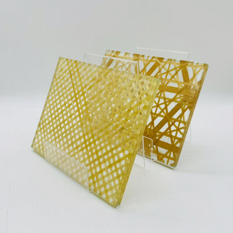 الخيزران المنسوجة الزجاج الرقائقي