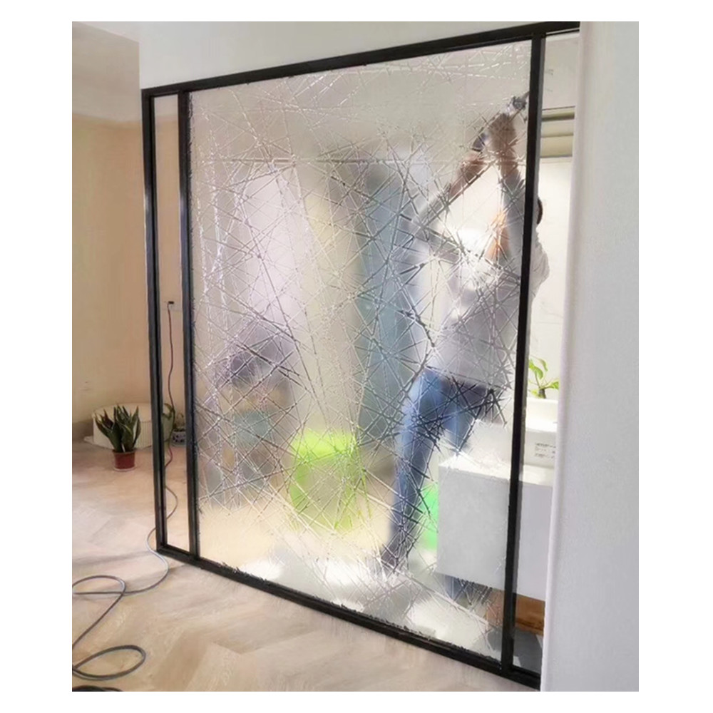 أنماط متقاطعة واضحة/فائقة الوضوح من الزجاج الساخن الذائب