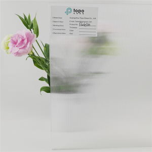 3mm 4mm 5mm واضح نمط الزجاج الفلوتليت