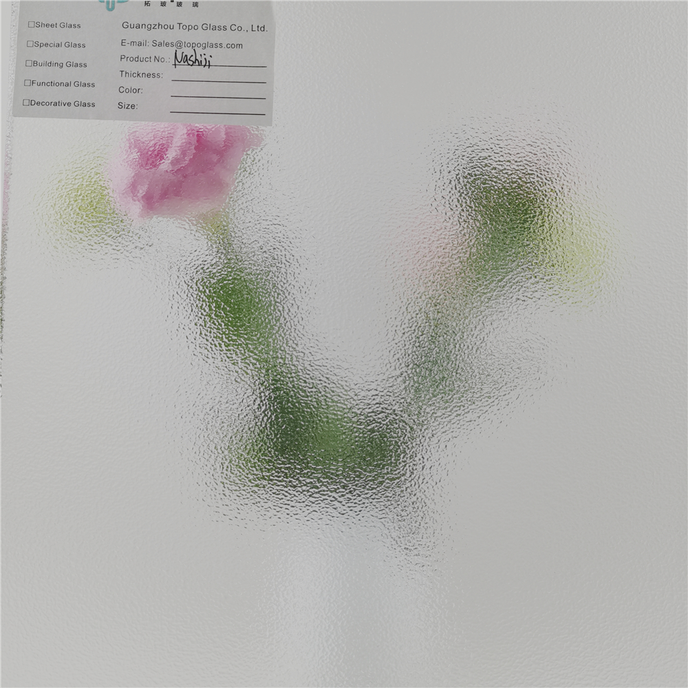 زجاج بنمط ناشيجي الشفاف مقاس 3 مم 4 مم 5 مم