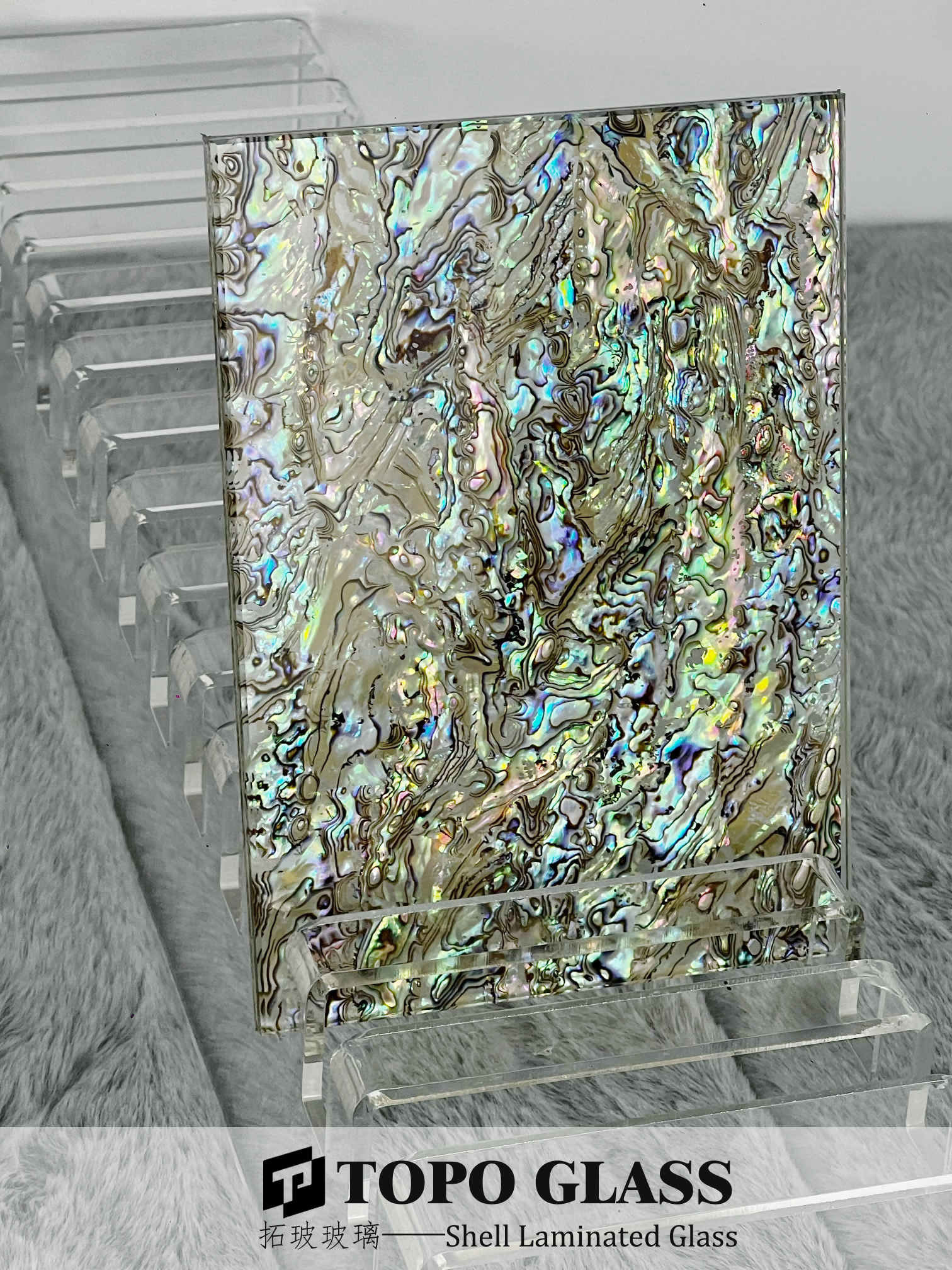 شل الزجاج الرقائقي