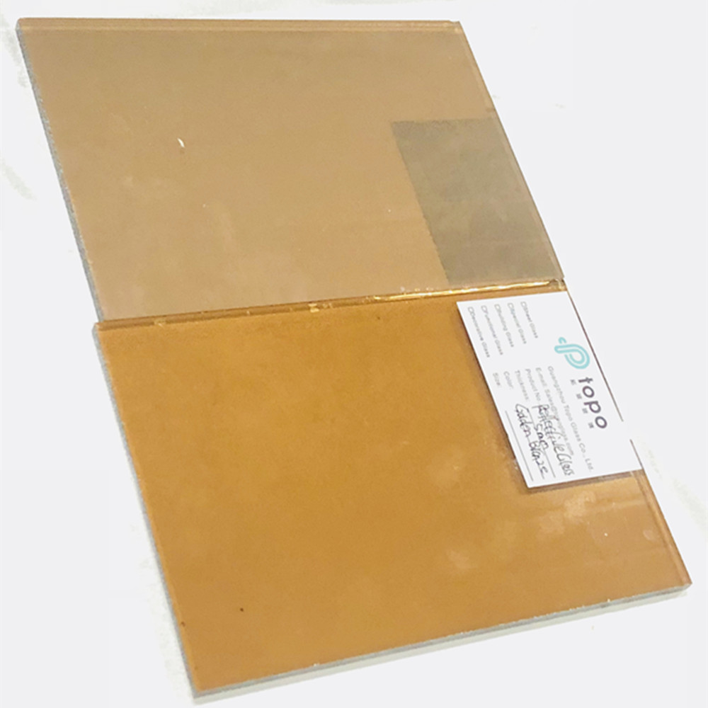 4mm 5mm 6mm 8mm 10mm 12mm الذهبي البرونزية المغلفة الزجاج العاكس