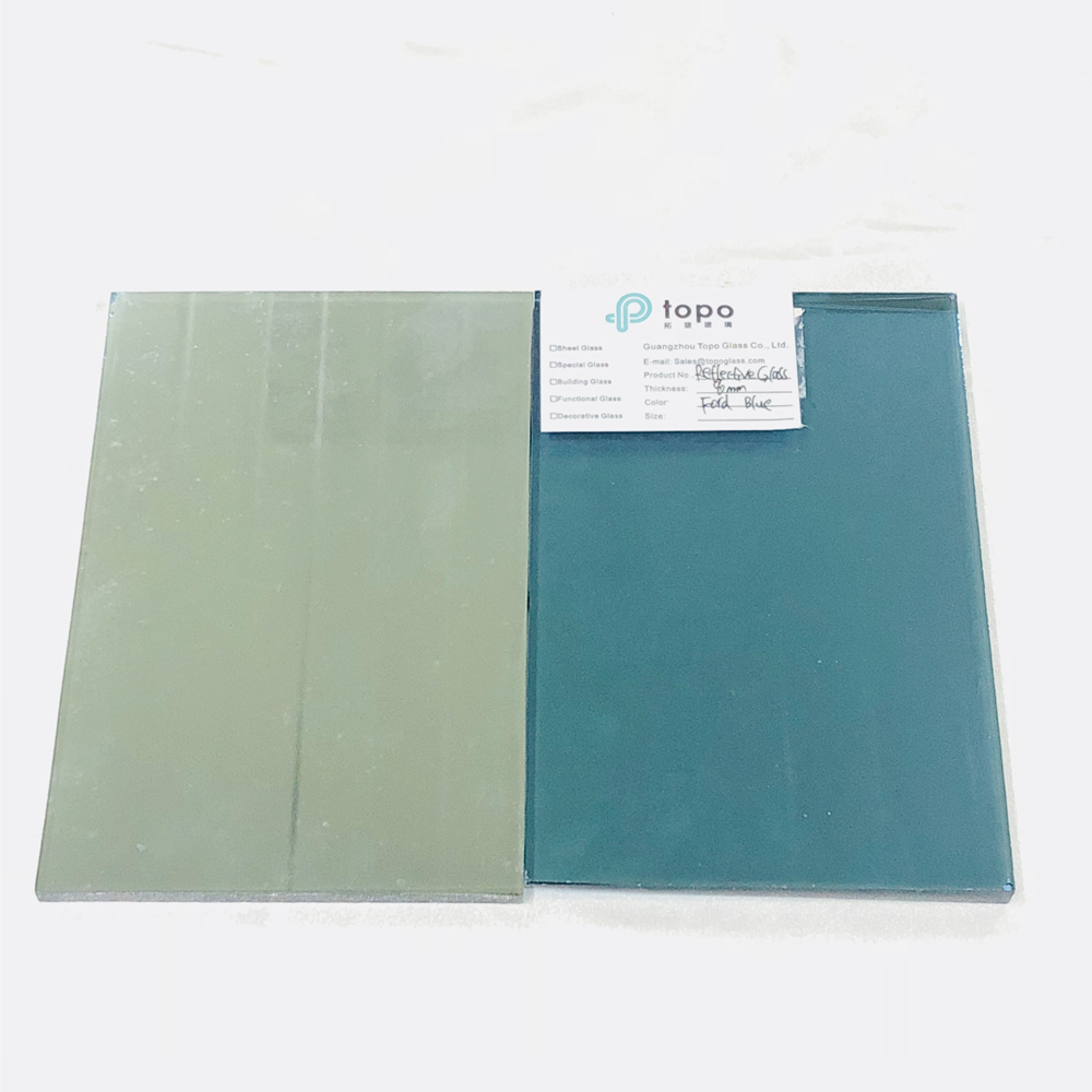 4 مم 5 مم 6 مم 8 مم 10 مم 12 مم زجاج عاكس مطلي باللون الأزرق الداكن