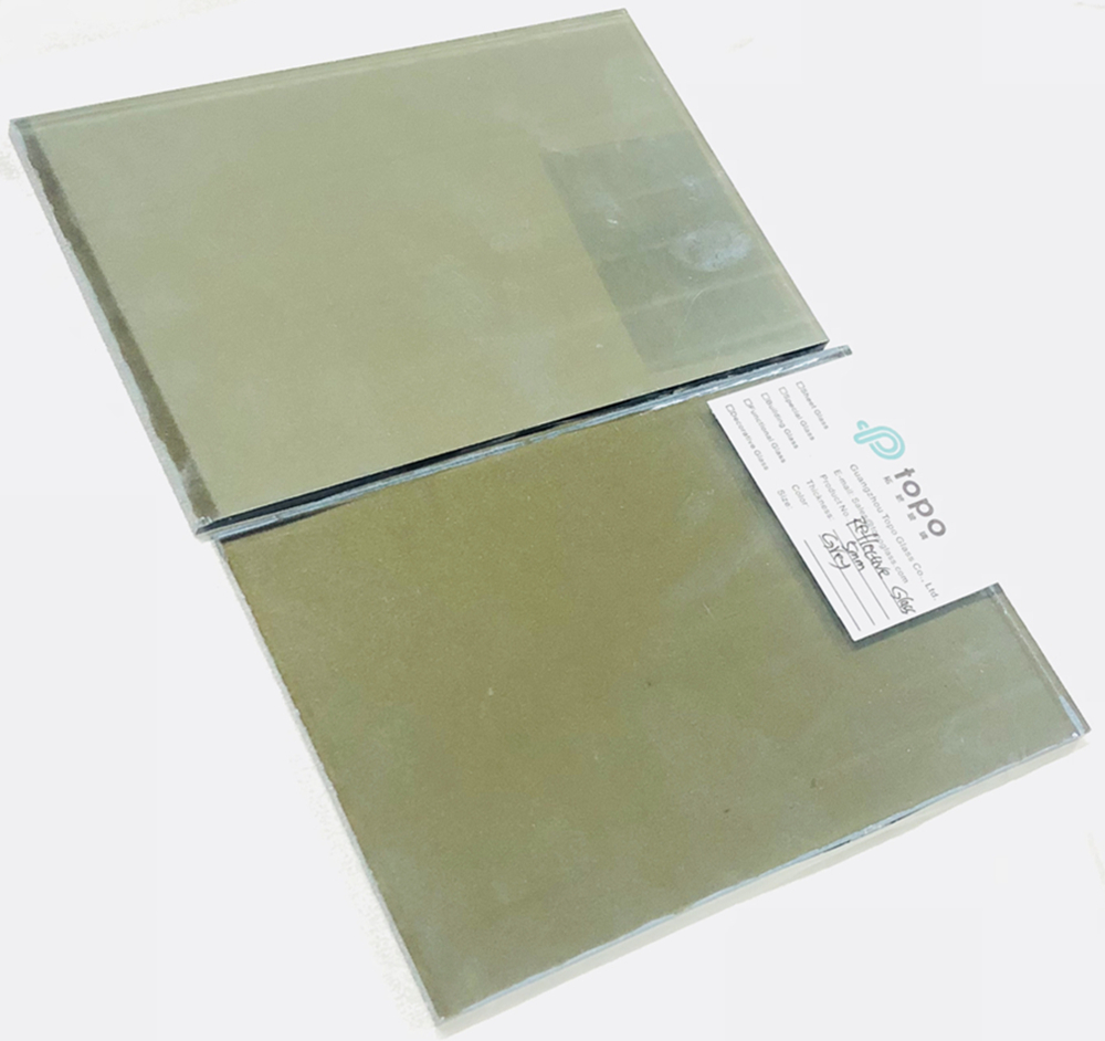 4 مم 5 مم 6 مم 8 مم 10 مم 12 مم زجاج عاكس مطلي باللون الرمادي