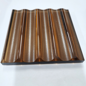 زجاج أسطواني صغير شفاف/فائق الوضوح مقاس 6 مم منقوش بالذوبان الساخن