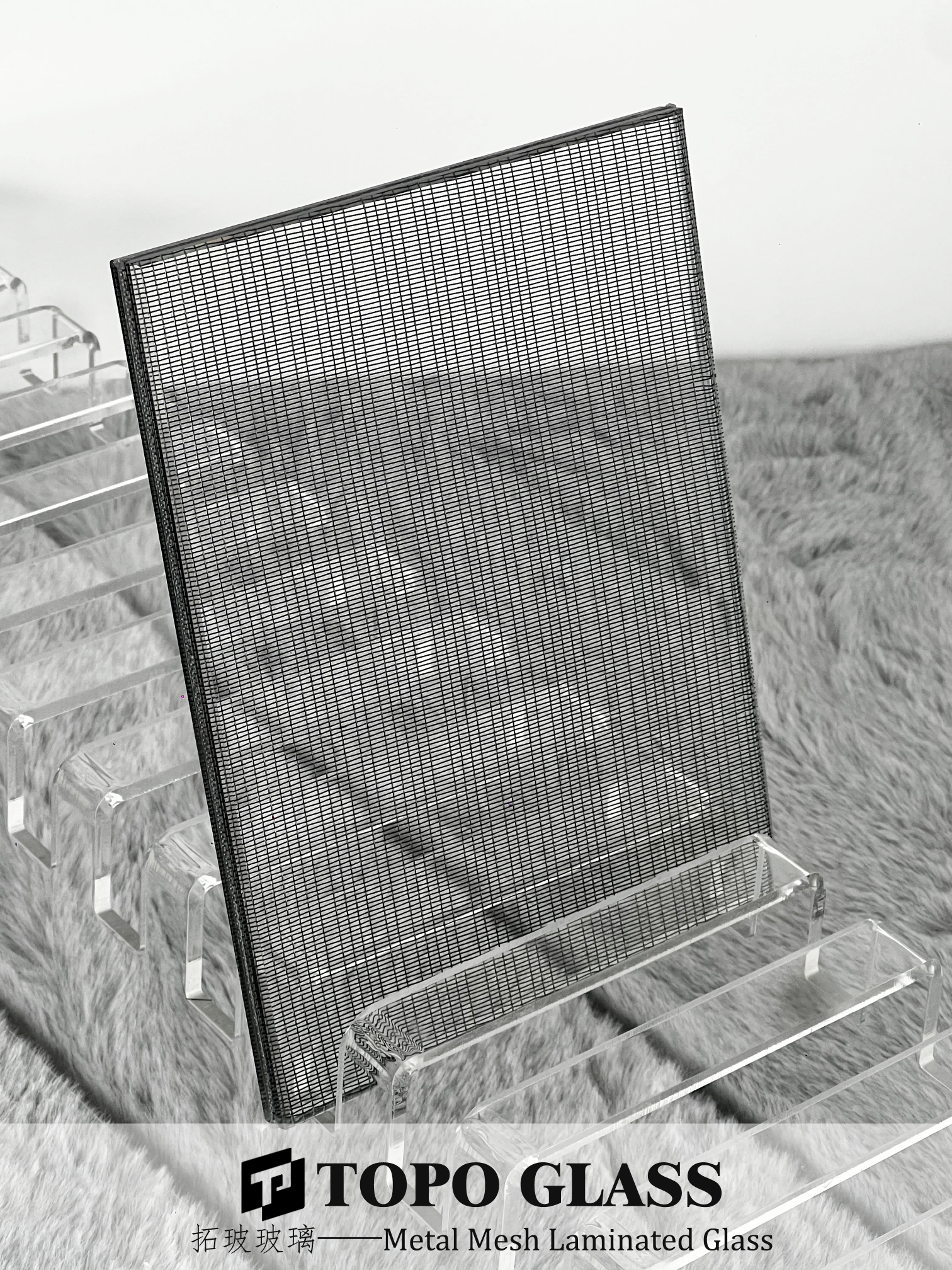 شبكة معدنية مغلفة الزجاج (8)
