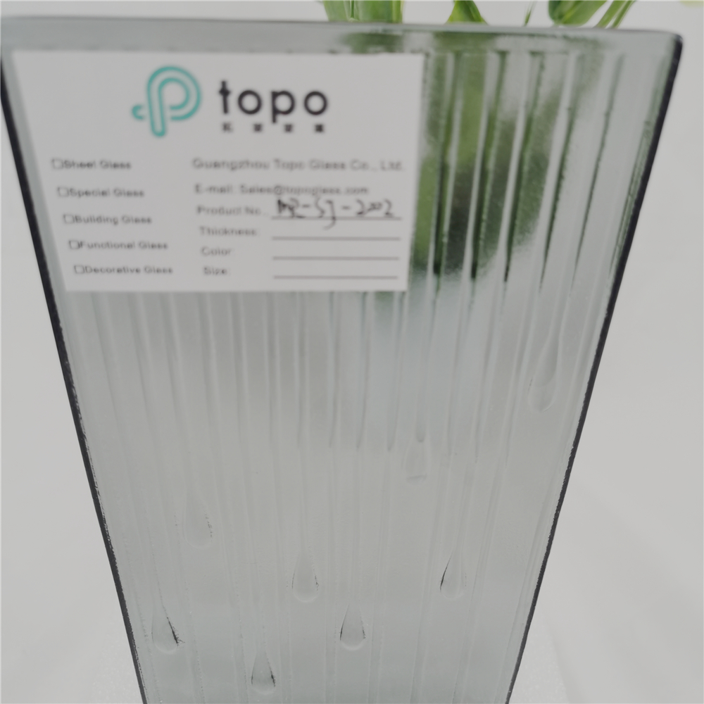 تصميم جديد زجاج بنمط دمج رمادي مقاس 6 مم - 19 مم