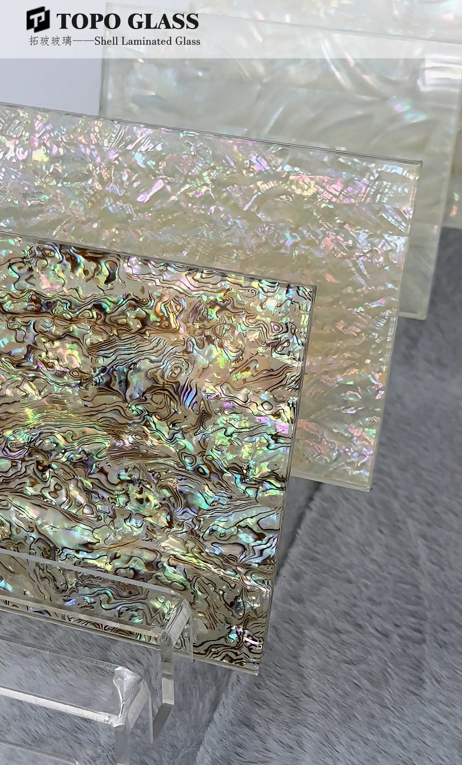 شل الزجاج الرقائقي