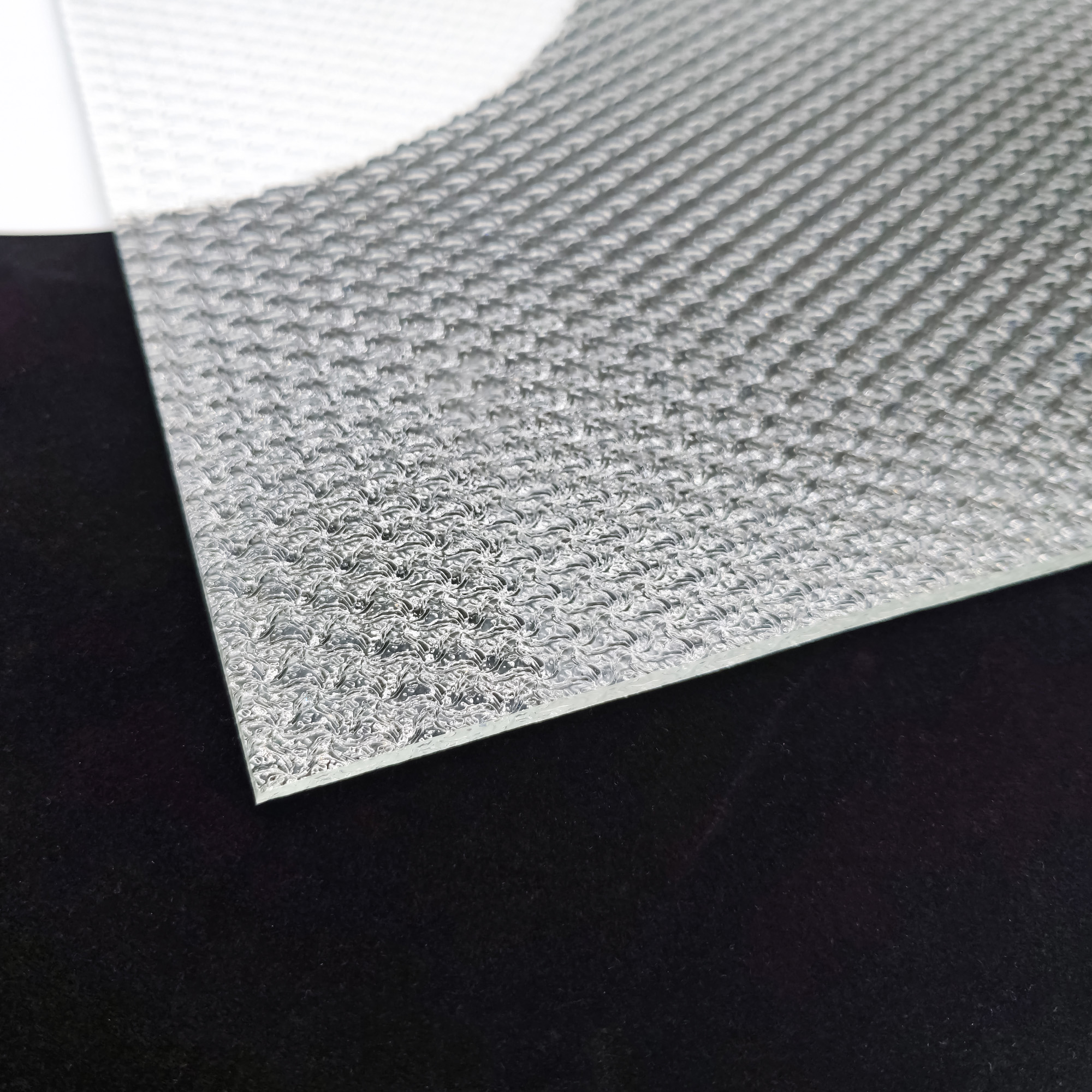 زجاج منقوش بنمط نجمة فائق الوضوح