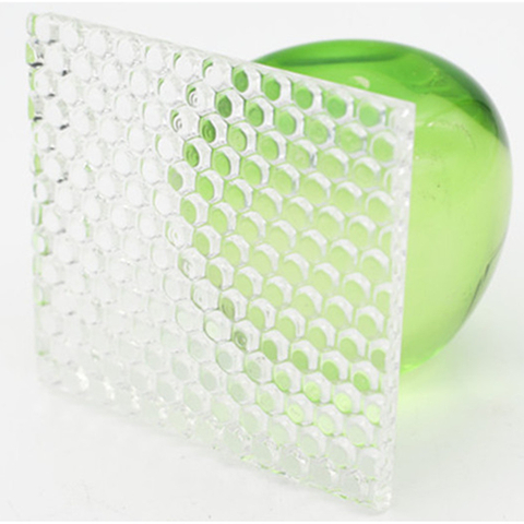 6 مم 8 مم زجاج فائق الوضوح ومنخفض الحديد بنمط اللؤلؤ الليلي