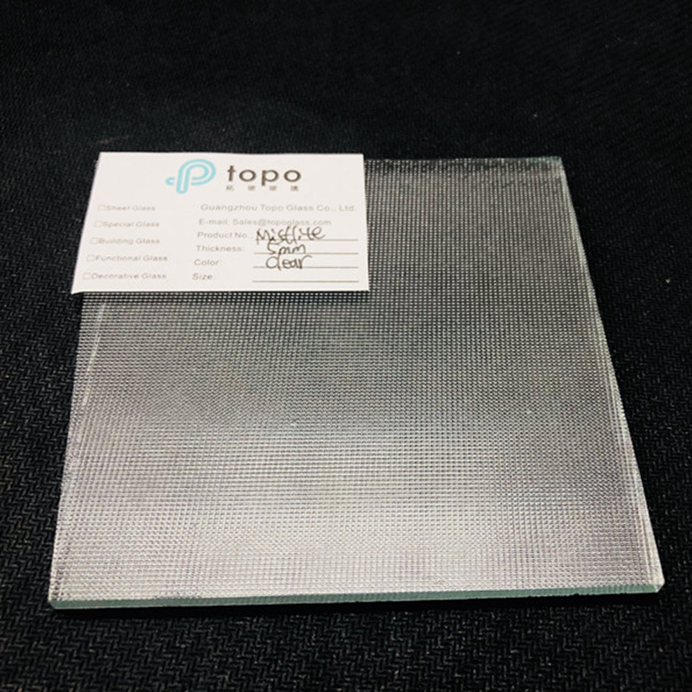 3 مم 4 مم 5 مم زجاج شفاف/برونزي بنمط ميستليت