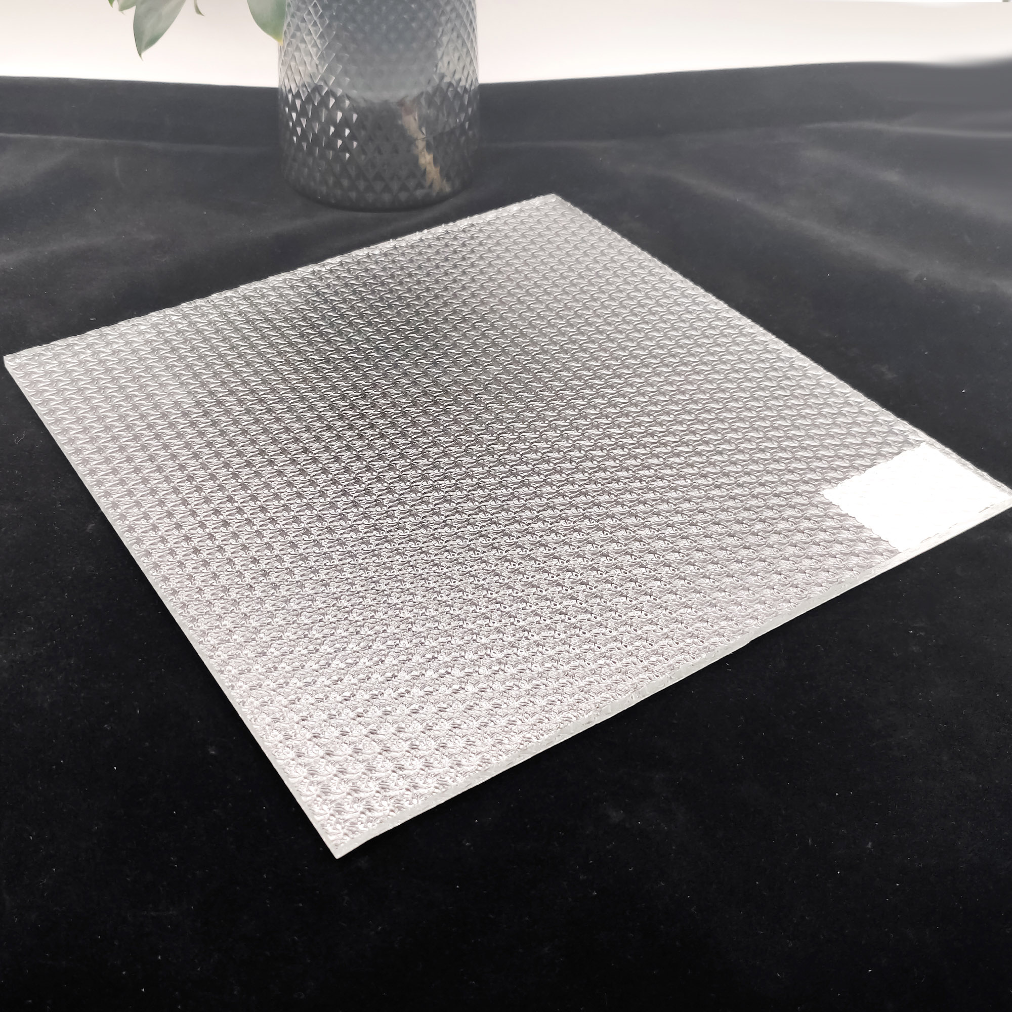 زجاج منقوش بنمط نجمة فائق الوضوح