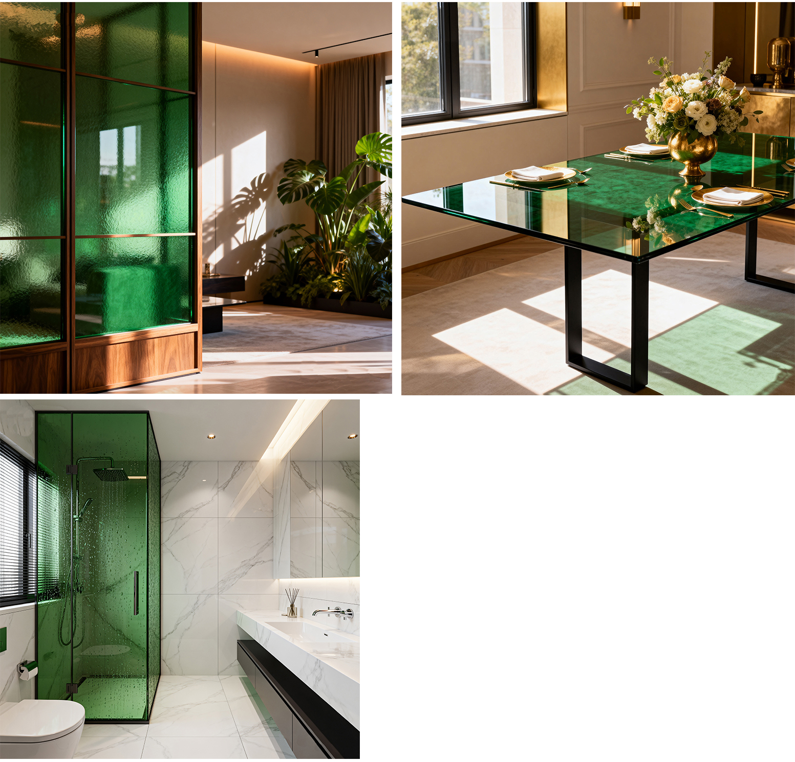 الزجاج المصقول الأخضر 1