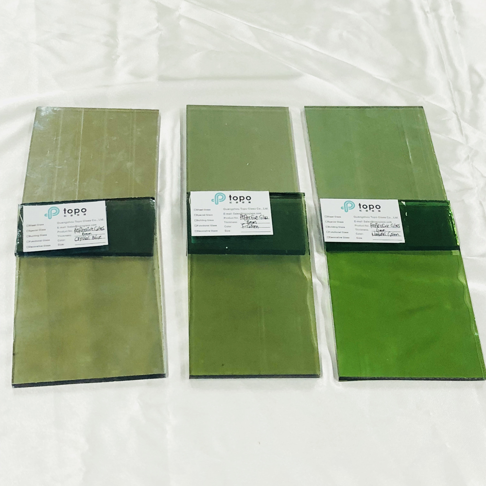 4 مللي متر 5 مللي متر 6 مللي متر 8 مللي متر 10 مللي متر 12 مللي متر زجاج عاكس مطلي باللون الأخضر الفرنسي