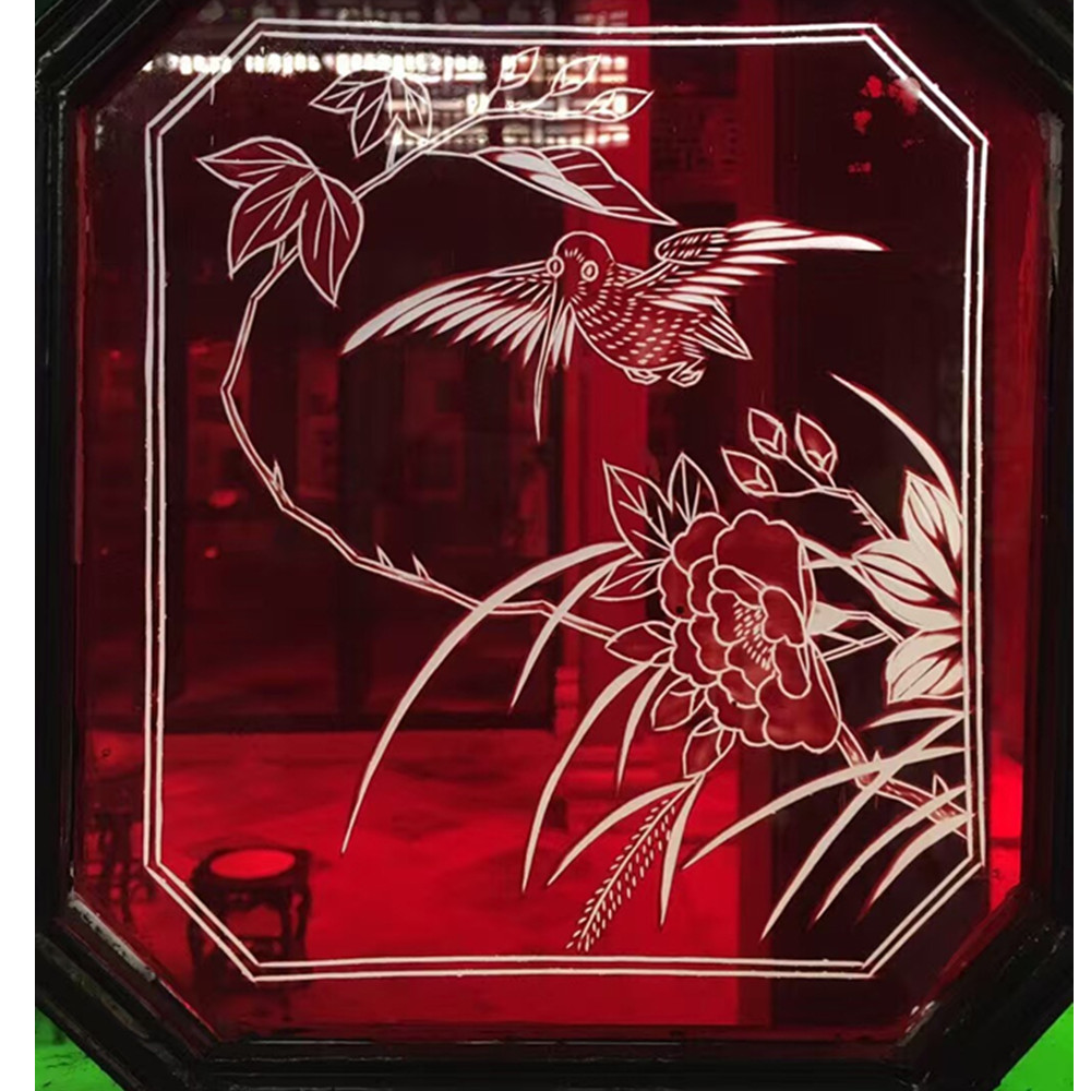 زجاج نافذة منشوريا مزخرف مقاس 400 مم × 500 مم