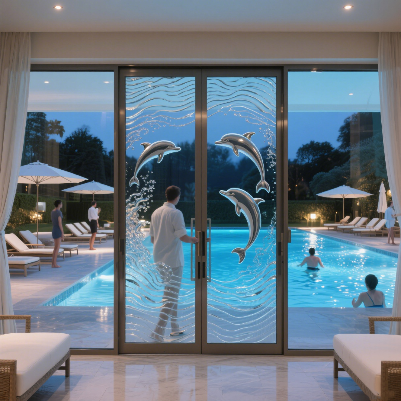 زجاج ذو نمط محكم